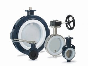 ChemValve-Schmid Valvole a farfalla con liner in PTFE e PTFE modificato Valvole di non ritorno, valvole di ritegno e valvole di ritegno a doppio disco Valvole speciali