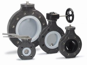 ChemValve-Schmid Valvole a farfalla con liner in PTFE e PTFE modificato Valvole di non ritorno, valvole di ritegno e valvole di ritegno a doppio disco Valvole speciali
